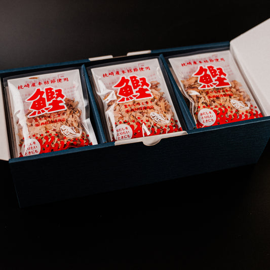鰹本枯節5gパック　化粧箱入り